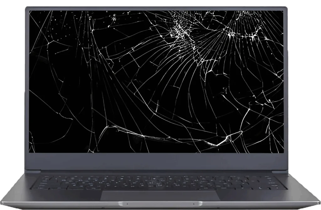 Broken desktop computer with damaged hardware repair, Techbros Computer Repair